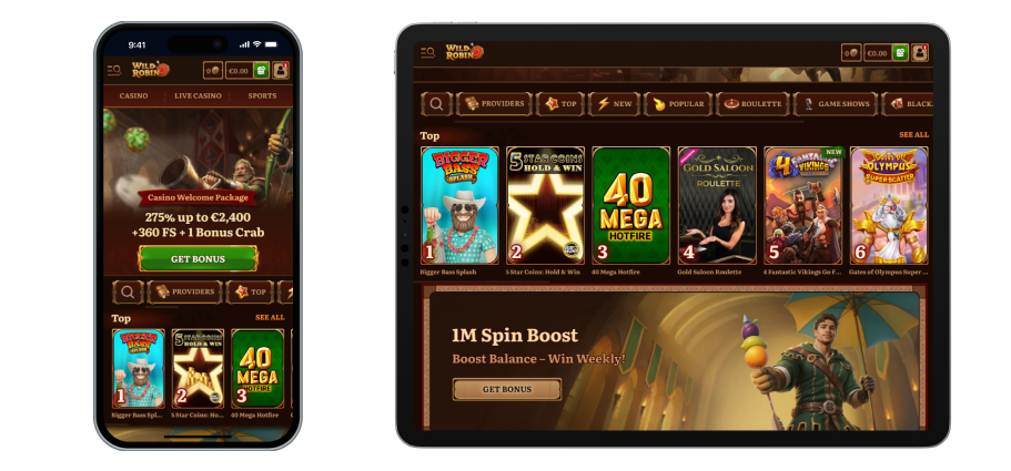 wildrobin casino Gameplay