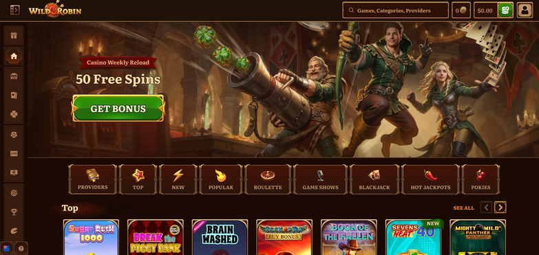 wildrobin casino Gameplay